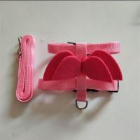 狗狗牵引绳兔子绳子溜兔猫咪专用牵引绳小型犬狗绳子狗链子 粉色翅膀 S号(建议0.5-2.5斤)