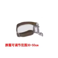 加厚帆布牵引绳狗狗牵引绳格力灵缇惠比特比格猎犬马犬德牧牵引绳 脖圈