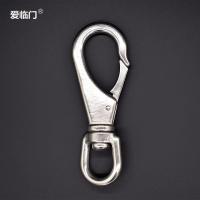 304不锈钢万向钩旋转环链条扣登山钥匙扣弹簧扣狗链配件接头保险 M4