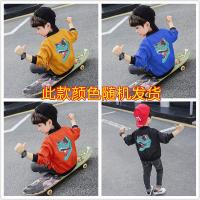 童装儿童外套男童牛仔夹克2021新款中小童卡通上衣宝宝春秋季休闲 恐龙外套 100码[约身高95厘米3岁左右]