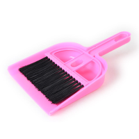 狗狗夹便器猫咪拾便器超便捷宠物清洁用品簸箕小扫帚套装 粉红色