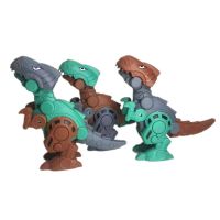 恐龙大号超大霸王龙拼装恐龙恐龙玩具男孩小恐龙玩具恐龙变形金刚 恐龙颜色随机1只电商盒送奖卷
