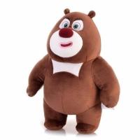 熊大熊二毛绒玩具熊生日礼物抱枕熊出没公仔布娃娃 熊大 单只 20厘米(较小)