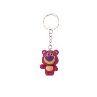 玩具总动员小熊钥匙扣卡通可爱创意少女心挂件饰品可爱小玩偶包包 玩具总动员(小草莓熊猫)