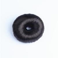 日韩饰品头饰假发丸子头甜甜圈花苞头盘发器盘发工具女盘发圈发饰 自然黑