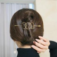LFS ACC 韩国日韩人气简约通勤圆形圆环发簪发叉簪子盘发器 1_默认