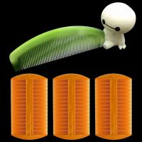 篦子梳虱子梳木头加密超密齿老式刮头除头屑跳蚤竹梳子去虱卵梳篦 3塑料篦(送月牙梳一把)