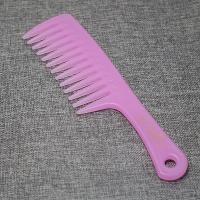 梳子女稀齿梳大齿梳子卷发宽梳宽齿粗齿大号家用塑料长发直发专用 粉红色