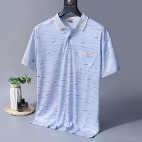 1件-2件夏季秋季短袖和长袖男士T恤中年男士翻领上衣中老年人T恤 [1件]小帆船[高品质] 小码 体重100斤-125斤