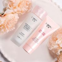 莱蔻百花补水保湿爽肤水乳液面霜学生可用护肤品套装多规格可选 2件套 洗面奶+乳液