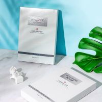 雪花娃娃去黄收缩毛孔嫩肤补水面膜补水保湿提亮肤色男女通用 一盒5片装[新包装]