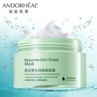 免洗复活草睡眠面膜亮白补水保湿收缩毛孔淡斑提亮肤色面霜泥膜女 [体.验.]单瓶大罐