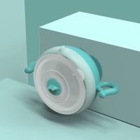 宝宝注水保温碗可拆清洗316不锈钢碗儿童餐具套装防摔防烫婴儿碗 天蓝色可拆洗注水保温碗(送吸盘)