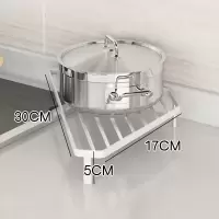 下水槽放锅架多层架子厨房收纳置物架橱柜分层二层拐角家用柜子内 免组装1层款