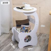 卧室床边柜欧式小圆桌创意简约客厅小茶几咖啡桌子边几 床头柜迷你款