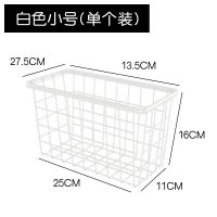 简易小书架桌面置物架桌子书桌收纳架类儿童绘本架桌上多功能铁艺 金属款白色小号(一个装)