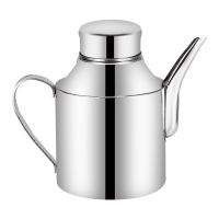 油壶不锈钢加厚厨房防溢防漏家用小油壶调味油瓶酱油罐装醋多用壶 11安士[约装7两左右]