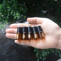 10个装2ML滚珠瓶精油分装空瓶子茶色玻璃走珠瓶按摩迷你 2ML滚珠瓶(10个装)