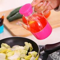 防漏装油小油壶小吃店醋瓶塑料酱油壶家用油醋瓶醋壶油醋罐调料瓶 颜色随机 1个装[加厚款]