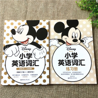 全套2本 迪士尼小学英语词汇+练习册 小学三四五六年级英语大全英语知识大全小学英语语法词汇小学英语语法训练阅读小学英语词