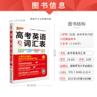 2022新版pass绿卡图书高考英语词汇表高中英语单词3500词高考英语词汇手册3500词汇+1700差距词汇+2