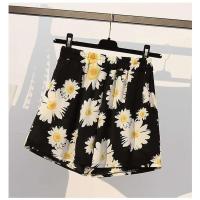 单件/套装2021春夏新款雪纺连衣裙套装女韩版洋气上衣短裤两件套 裤子 M 100斤以内