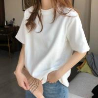 2021夏季新款时尚百搭polo领收腰绑带短袖连体裤阔腿裤工装裤女 白色长款关注店铺优先 M