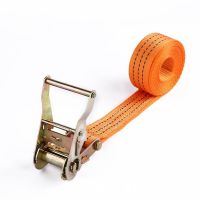 38MM自驾游车用货物捆绑带拉紧器棘轮收紧器带钩紧固带货车捆绑器 3.8不包胶无钩款 1米