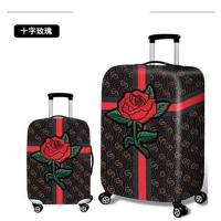 行李箱套拉杆箱防尘罩皮箱子保护套寸加厚耐磨防水外套 十字玫瑰S