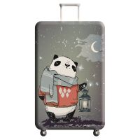 亚马逊 行李箱保护套 旅行箱拉杆箱保护套加厚防尘箱套 灯笼熊猫 18-20寸S