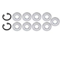 轴承扎钩手动橡胶手柄捆绑钢筋扎丝勾转动灵活不伤手建筑钢筋工具 9个轴承+卡簧