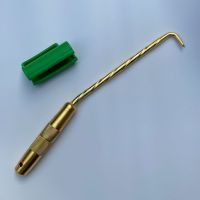 钢筋钩扎钩 扎丝钩建筑工地钢筋钩 金色子弹头钢筋绑扎钩钢筋钩套 一把实惠装 银色把手可拆卸款(赠小套)