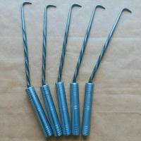 昆明市小板桥扎钩 超强硬桩心钢扎钩 前后六道中间两道防滑圈手柄 手柄外径16全长25公分 前后六道中间两道防滑圈手柄老鹰