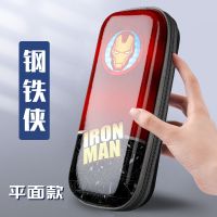 迪士尼笔袋文具盒铅笔盒男孩小学生大容量笔袋三层2021新款铅笔袋 钢铁侠-平面款