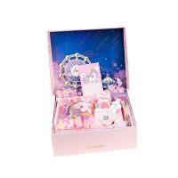 [笔芯大礼包]文具用品中小学生文具礼盒套装组合开学季文具礼包 小美女 普通款一