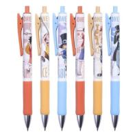 晨光海贼王新征途速干中性笔航海王路飞艾斯萨博0.5碳素黑签字笔 1支笔随机 J4204