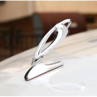 大宏展翅3D金属飞鹰图腾立标车头油箱盖车标车贴个性创意高档汽车 通用运动银色