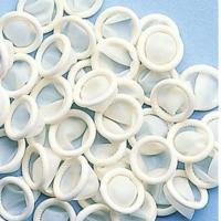 超薄磨纱手指套 无硫手指套 胶指套 防护净化天然乳胶手指套 白手指套100克装