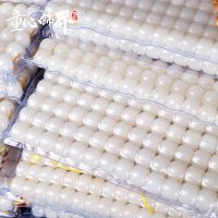 工厂直销天然白玉菩提根手串高密108颗散珠念珠 男女佛珠手链项链 送 6颗备用珠+小手串+配饰+抛光棉 桶珠 8*6