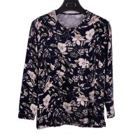 加大奥代尔薄款打底基础内衣 弹力奥戴尔秋衣单 女修身上衣棉毛衫 1号 花型升级版 小版 建议100-130斤