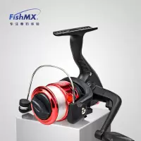 [加强版] 鱼轮特价渔轮纺车轮入门级海竿渔轮抛竿矶钓水滴路亚轮 黑红色 SY200(不送线)