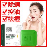 除螨皂祛痘去黑头清洁洗脸苦参面部去螨虫抑菌男女洁面香皂 草本除螨皂90克单品装