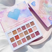 18色眼影盘ins超火闪粉亮片珠光防水平价学生初学者大地色眼影盘 爱心眼影