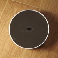 吸盘式88MM镜面10倍细胞镜放大镜 10X化妆放大镜子 图片色