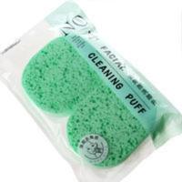 木浆棉大孔洗脸扑深层清洁面扑泥膜清洁粉扑卸妆去角质洗颜扑2片 木浆蜂窝状大孔洁面扑