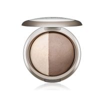 Spenny诗佩妮高光阴影组合双色遮瑕修容粉 瘦脸鼻影提亮粉饼 001#米黄+小麦