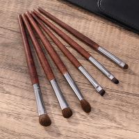 高品质6支小马毛眼影套刷便携软毛全套彩妆工具眼影刷专业化妆刷 6支马毛眼影套刷(不带包包)