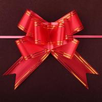 婚车装饰拉花蝴蝶结车门把手结婚庆用品新车拉花花车楼梯扶手拉花 大号蝴蝶结-大红 10个