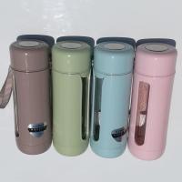 隔热杯子女玻璃水杯带滤网加厚双层密封大容量手提绳泡茶秋冬茶杯 颜色随机 300mlA019