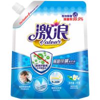 激浪除菌除螨洗衣液整箱批发家庭装绿野花香袋装瓶装家用补充装 除菌除螨1袋4斤